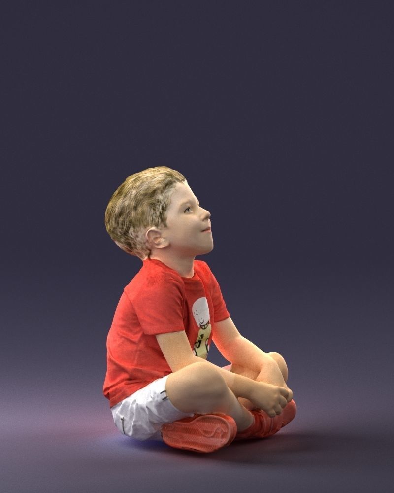 000008 Lotus boy 1017 3D model_4