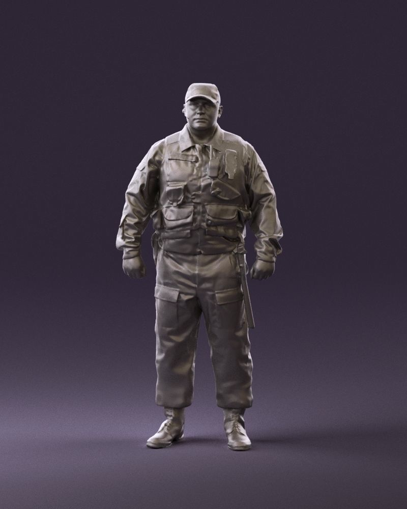 Serious secuity guy 0902 3D model_12