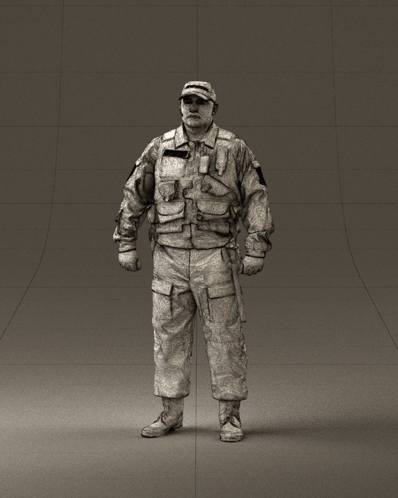 Serious secuity guy 0902 3D model_35