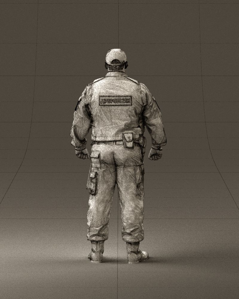 Serious secuity guy 0902 3D model_30