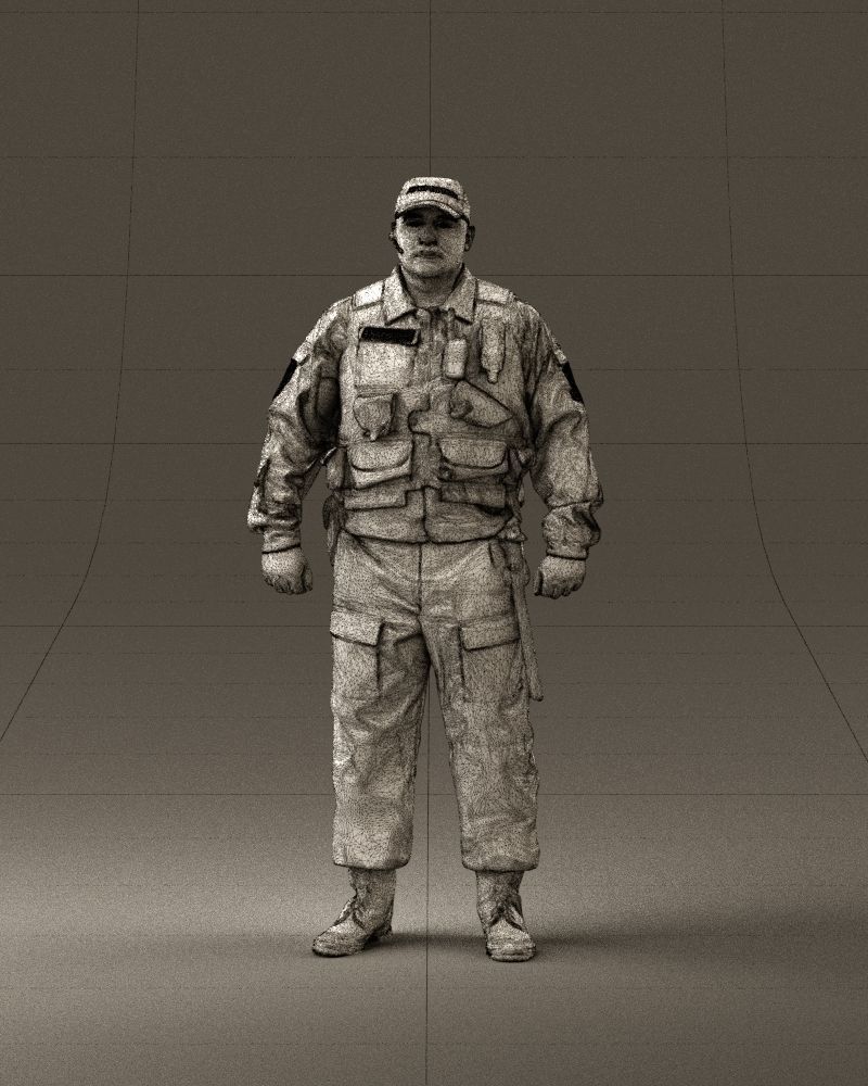 Serious secuity guy 0902 3D model_24