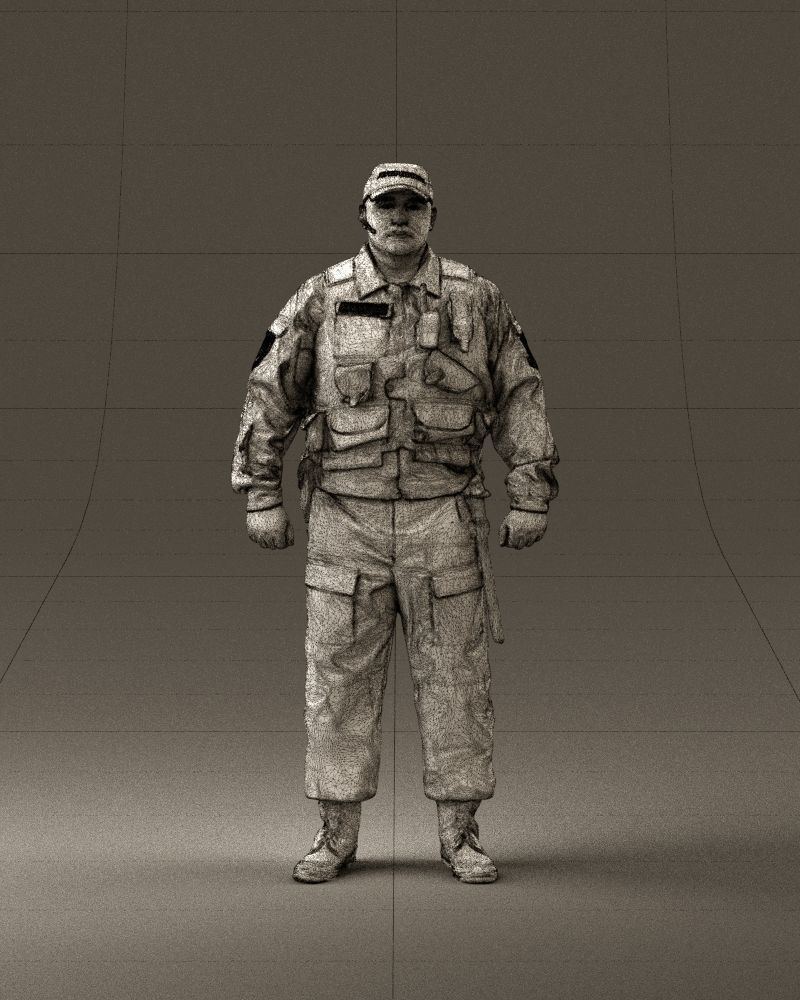 Serious secuity guy 0902 3D model_25
