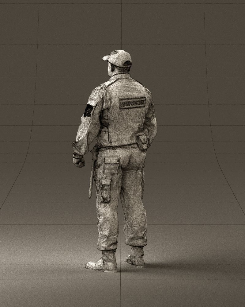 Serious secuity guy 0902 3D model_31