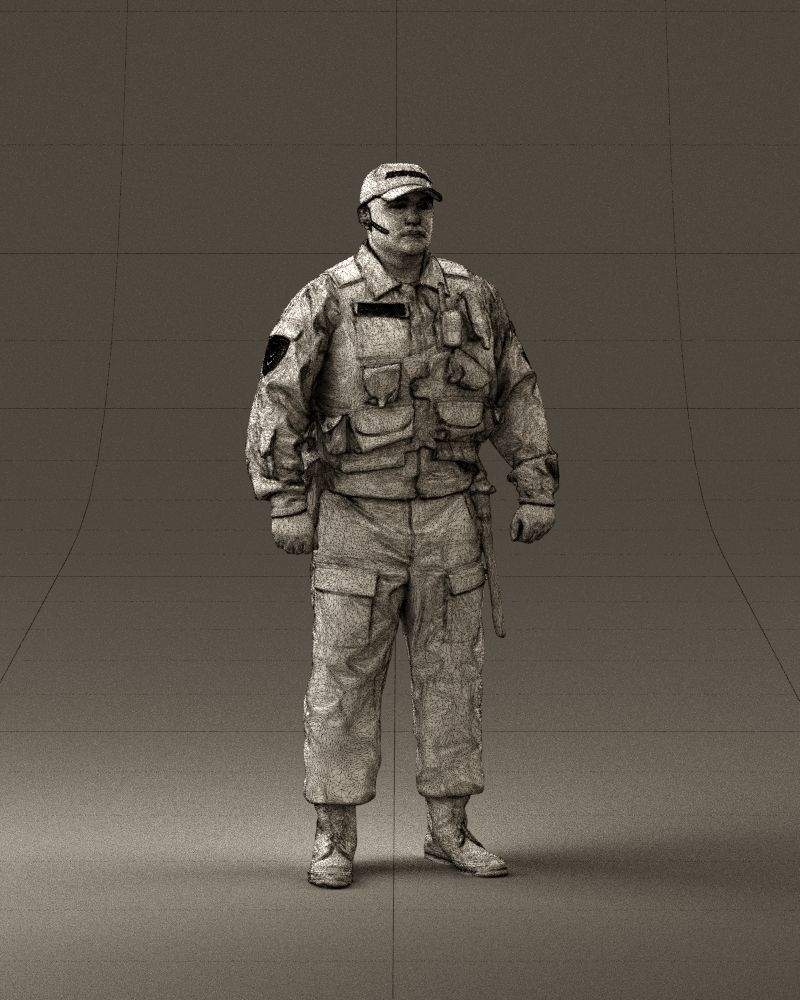 Serious secuity guy 0902 3D model_26
