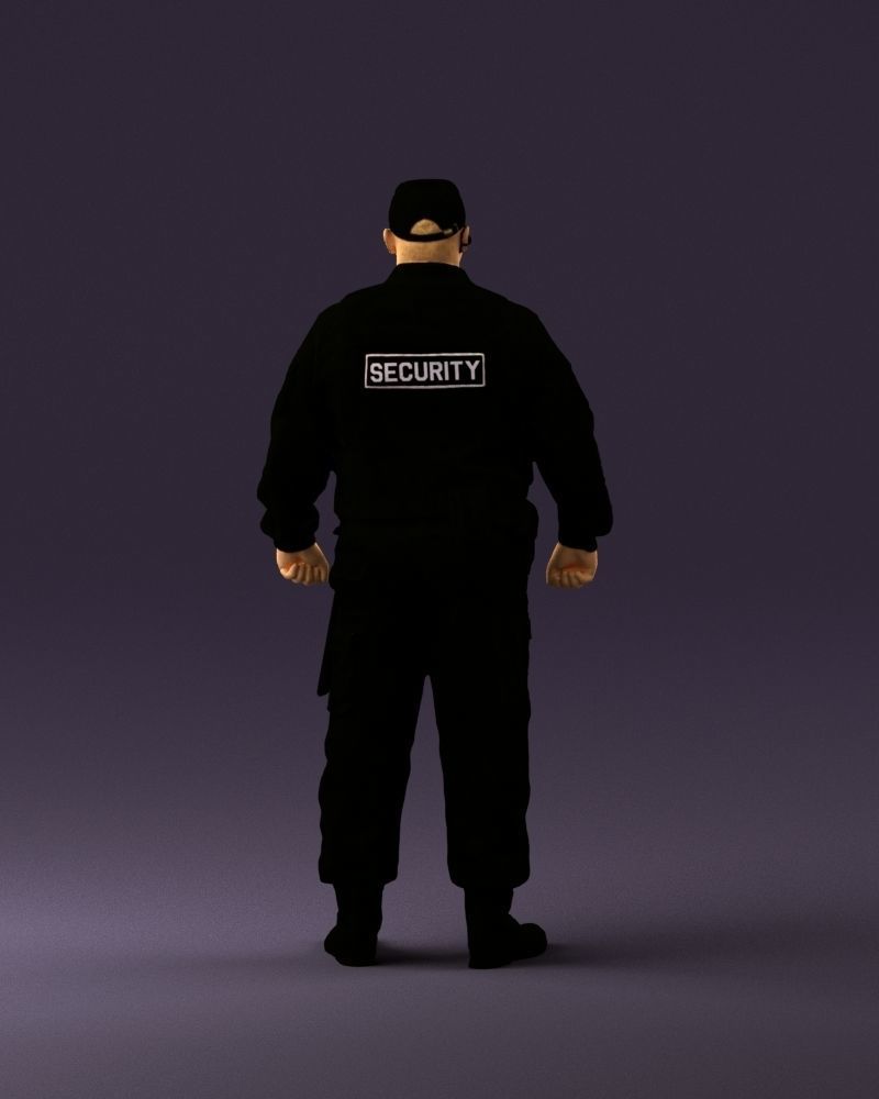 Serious secuity guy 0902 3D model_6