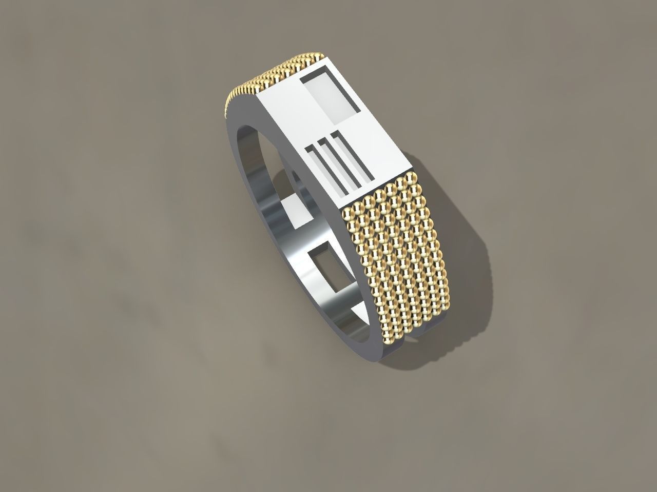 very stylish and subtle mens ring stl file verified 3D print model_4