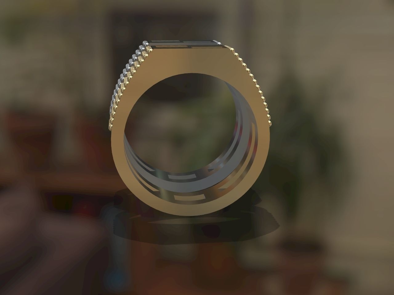 very stylish and subtle mens ring stl file verified 3D print model_18