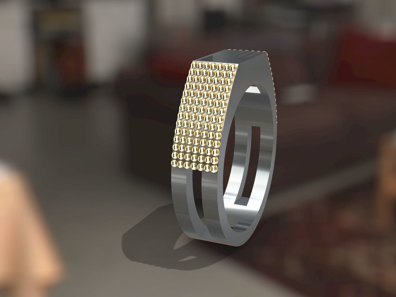very stylish and subtle mens ring stl file verified 3D print model_2