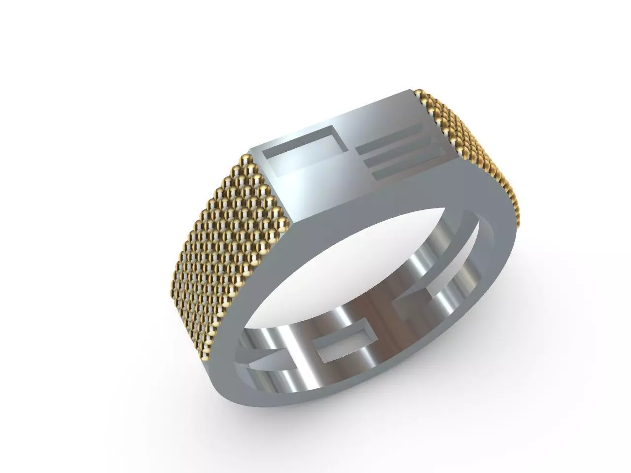 very stylish and subtle mens ring stl file verified 3D print model_0