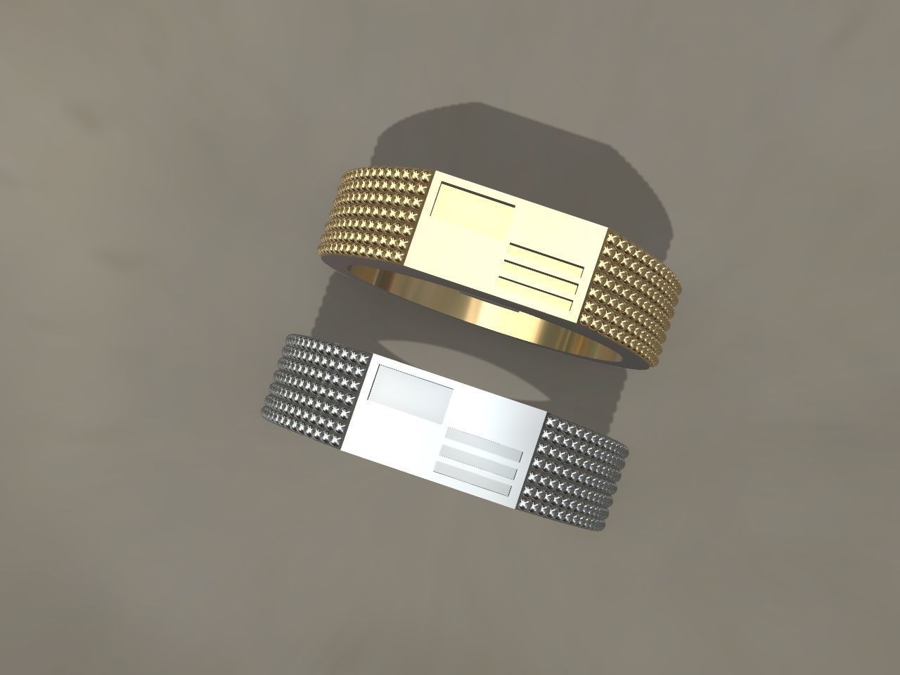 very stylish and subtle mens ring stl file verified 3D print model_9