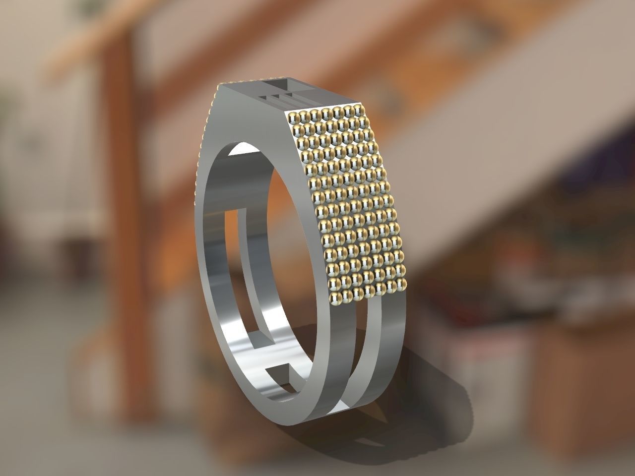 very stylish and subtle mens ring stl file verified 3D print model_15