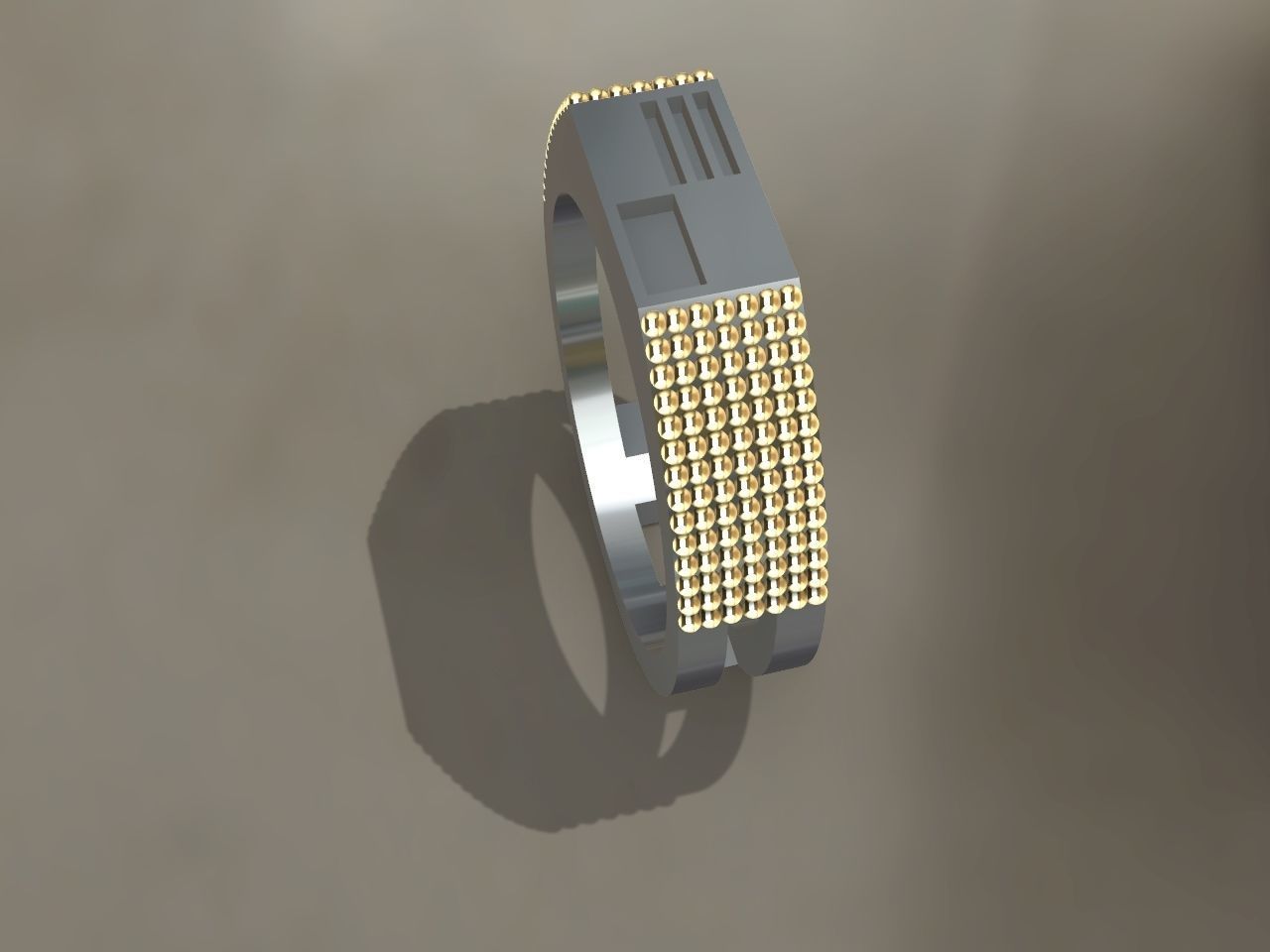 very stylish and subtle mens ring stl file verified 3D print model_7