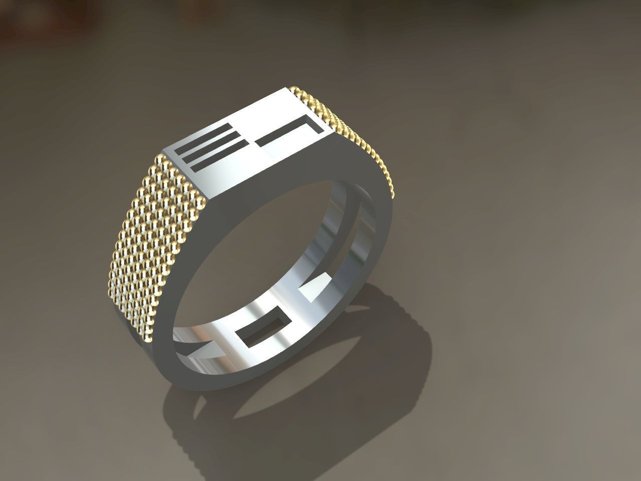 very stylish and subtle mens ring stl file verified 3D print model_3