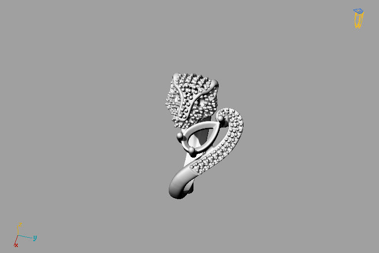 Panther Ring 3D print model_5