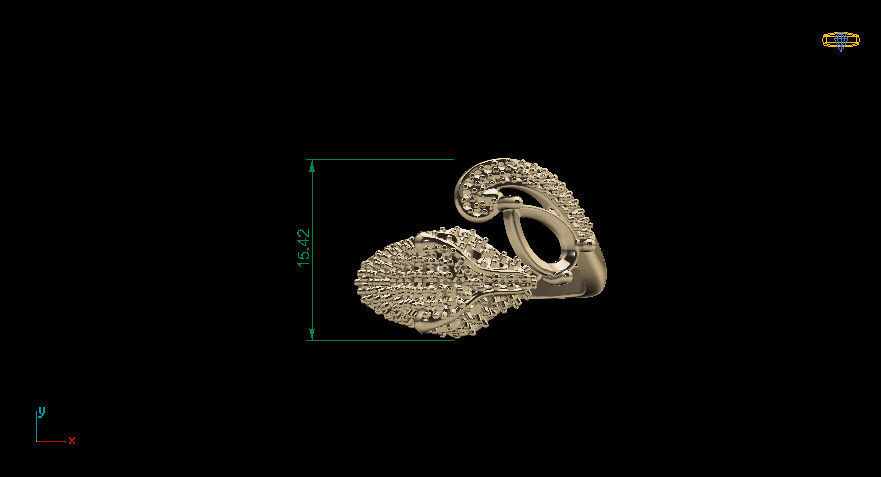 Panther Ring 3D print model_16