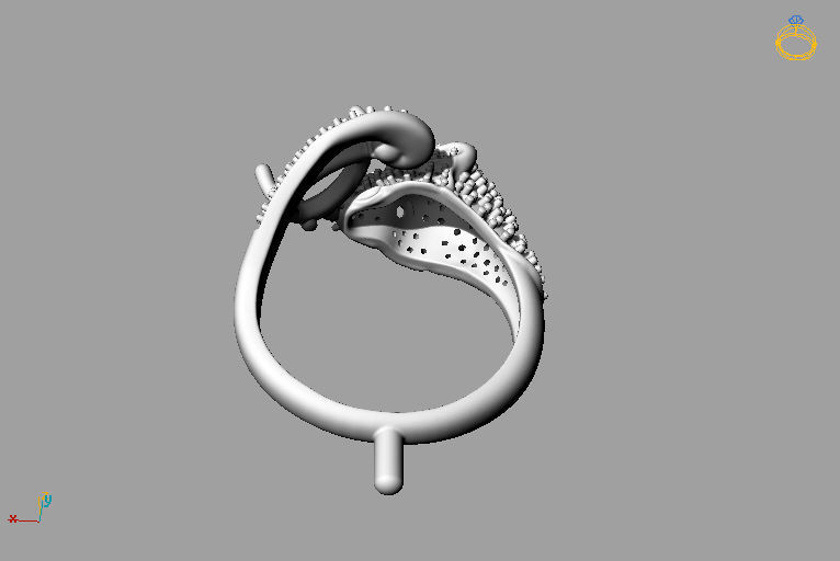 Panther Ring 3D print model_6