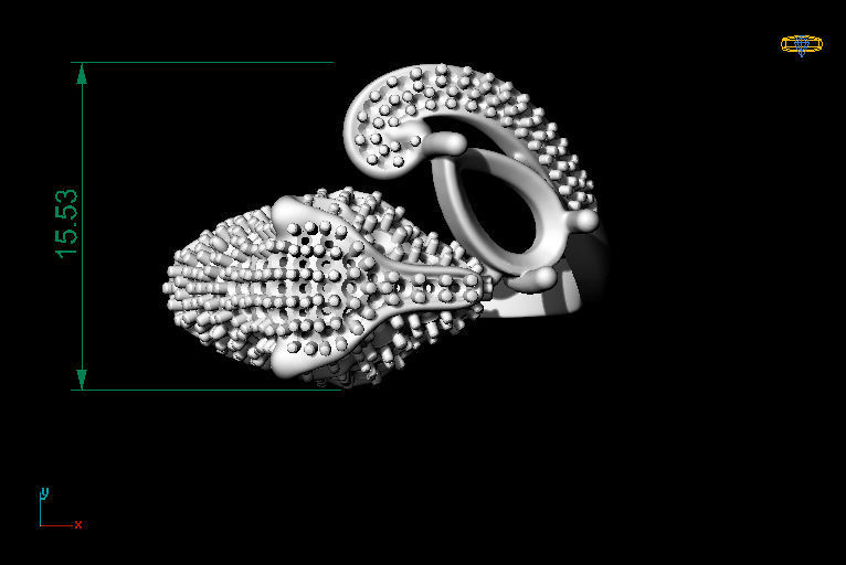 Panther Ring 3D print model_18