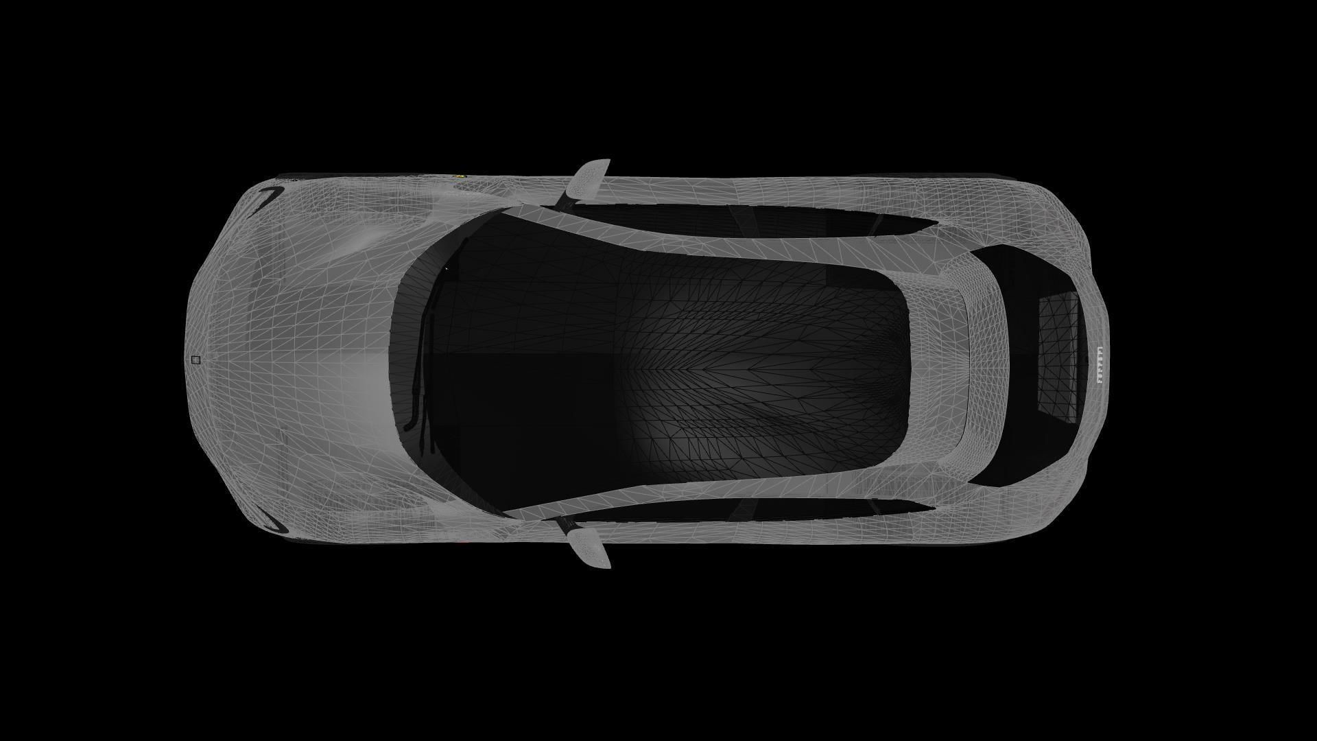 Ferrari Purosangue 2023 Low-poly 3D model_29