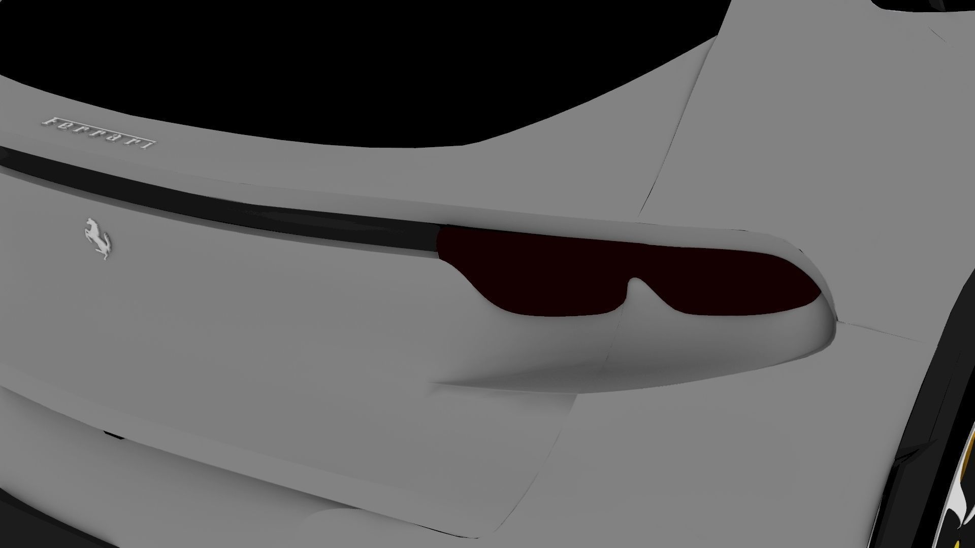 Ferrari Purosangue 2023 Low-poly 3D model_24