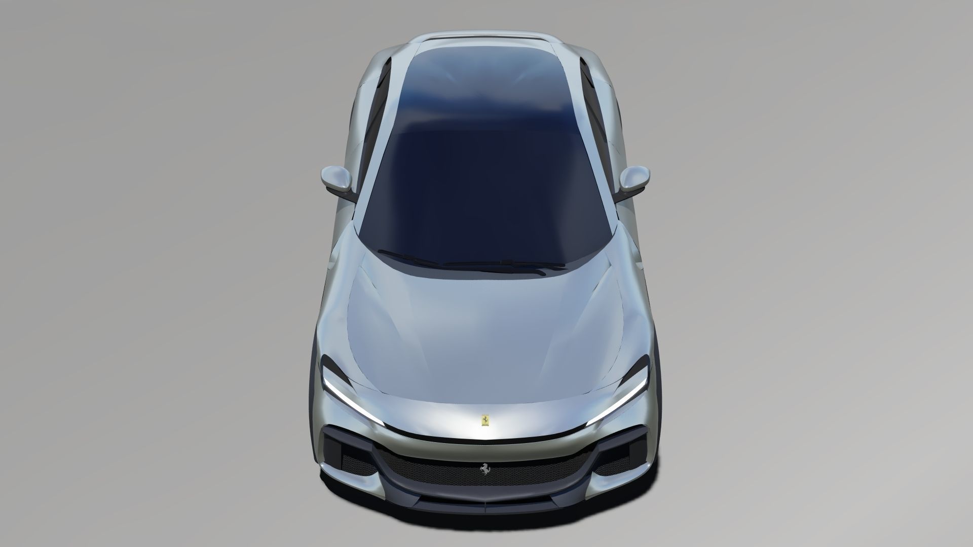 Ferrari Purosangue 2023 Low-poly 3D model_4
