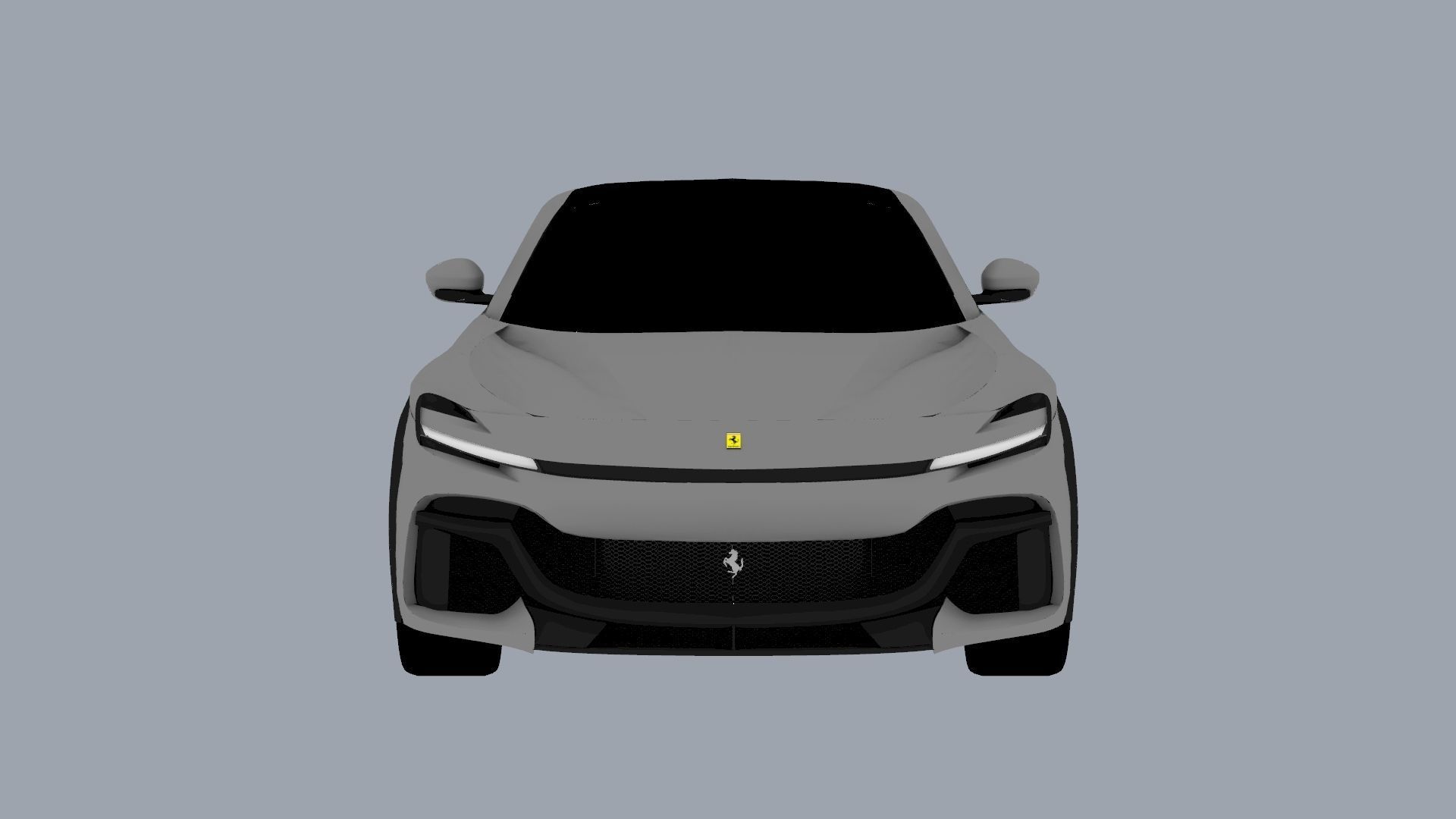 Ferrari Purosangue 2023 Low-poly 3D model_14