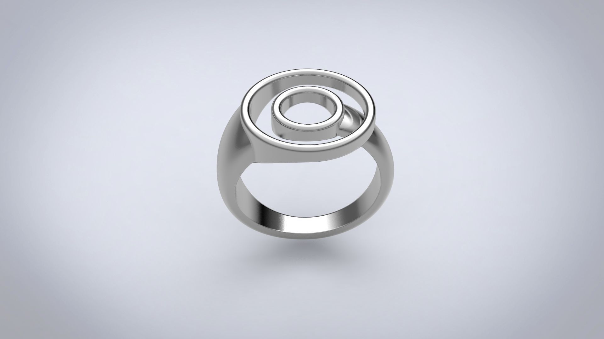 Ring circles 3D print model_4