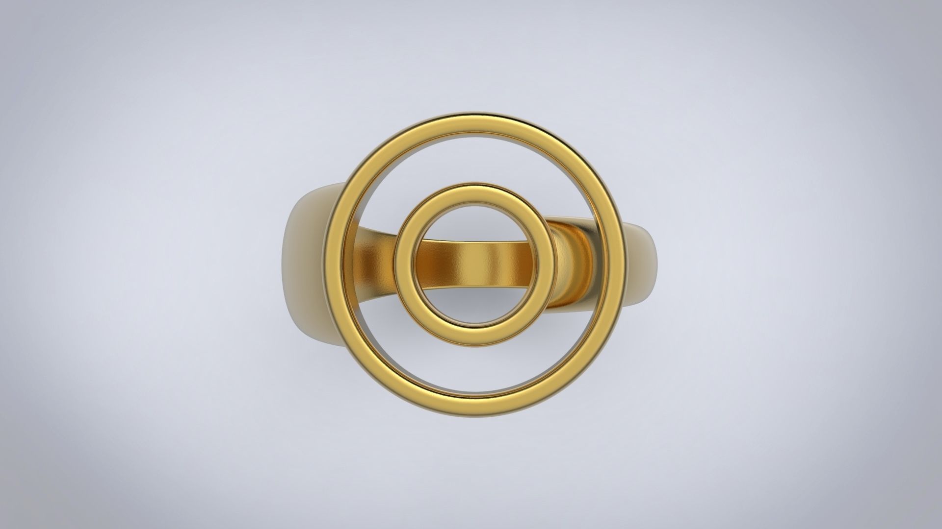 Ring circles 3D print model_1
