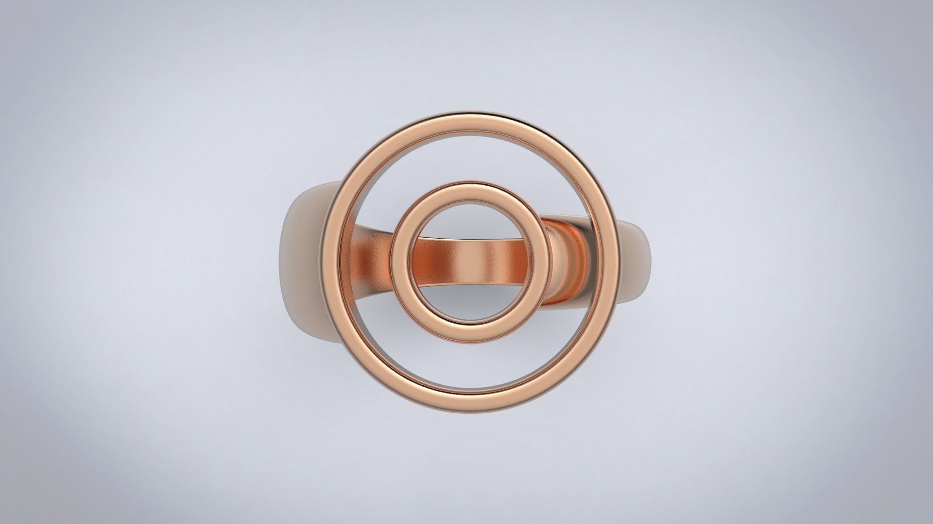 Ring circles 3D print model_5