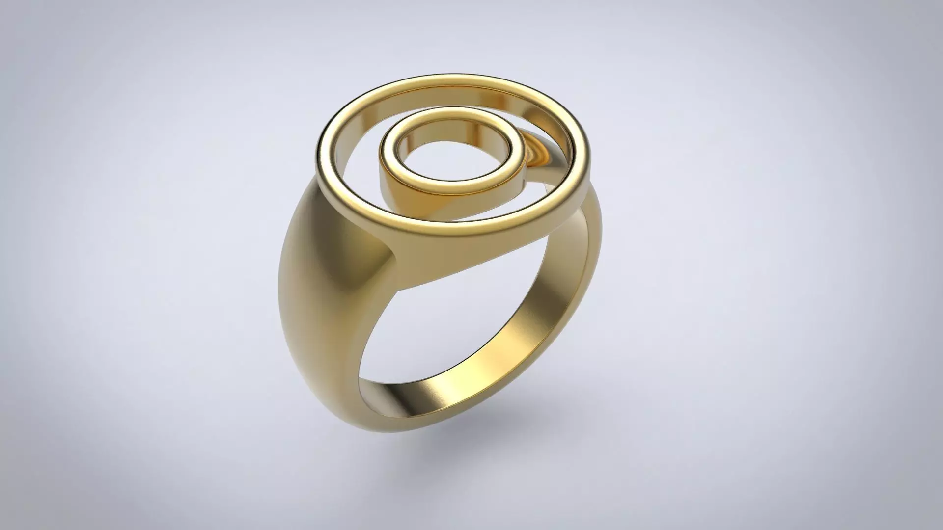 Ring circles 3D print model_0
