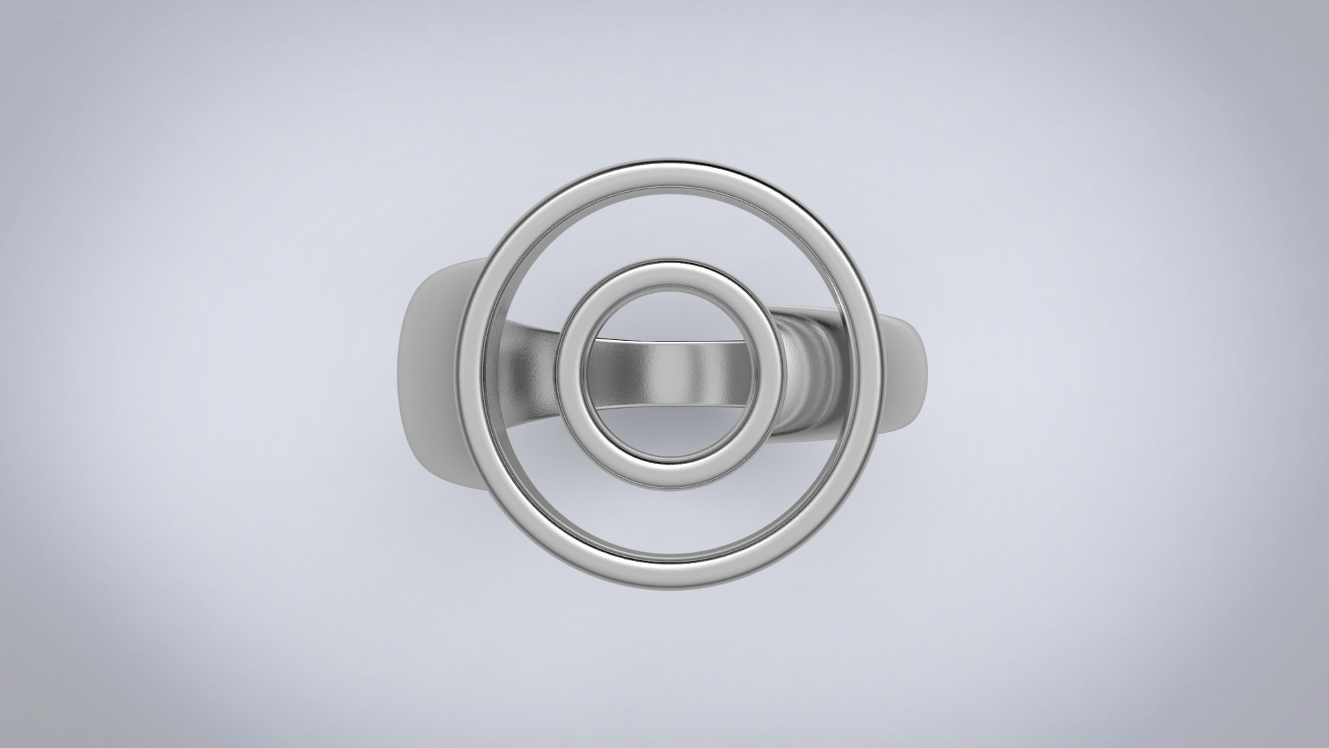Ring circles 3D print model_3