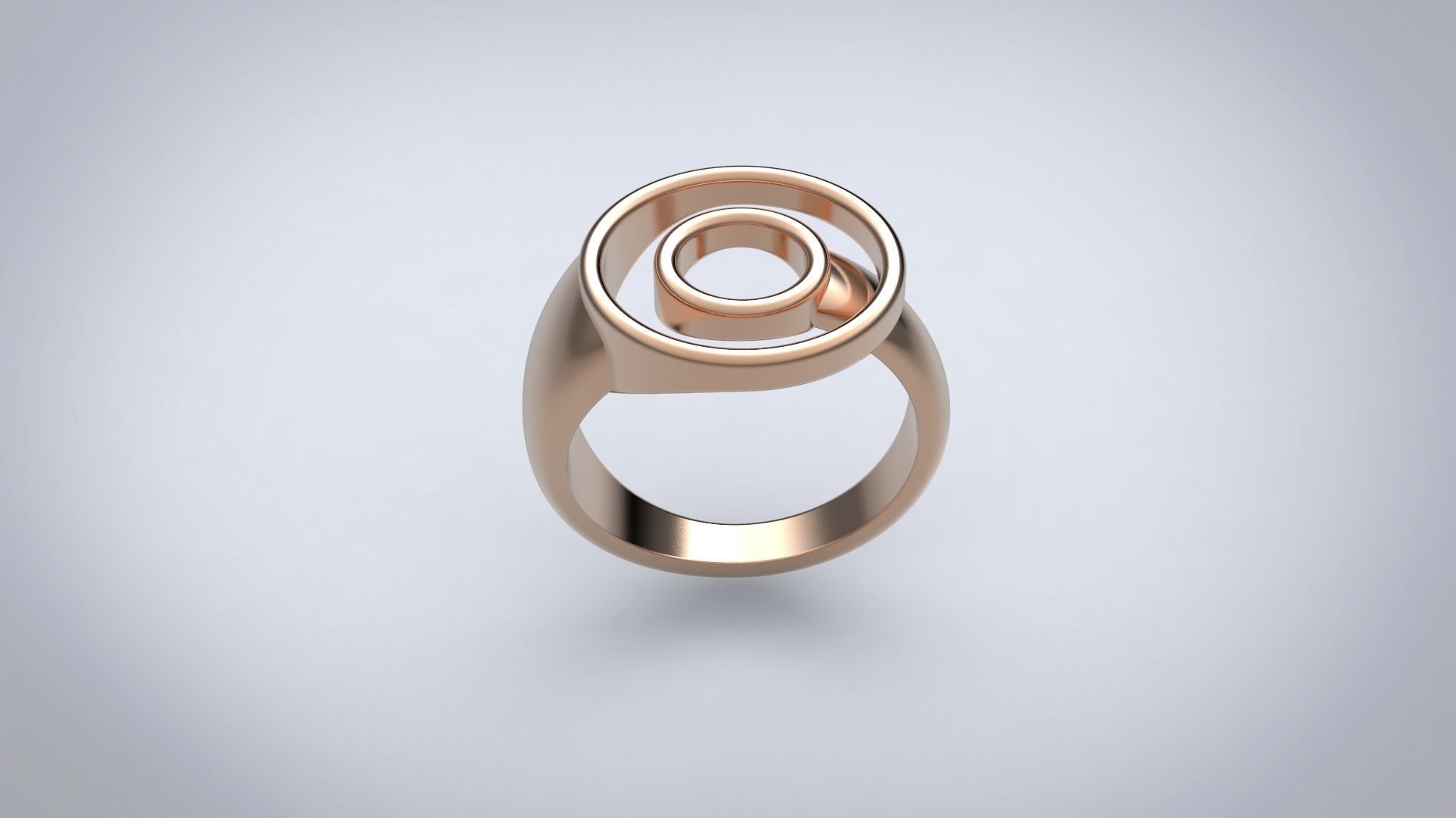 Ring circles 3D print model_6