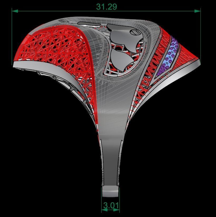 SINGLE ROW STONE RING COLLECTION -R21- 3D print model_8
