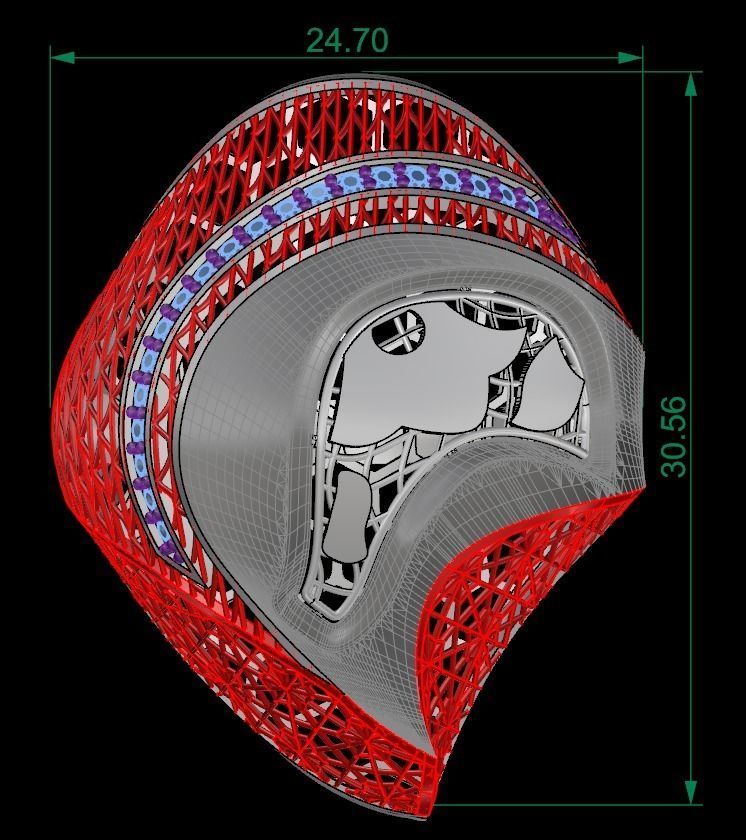 SINGLE ROW STONE RING COLLECTION -R21- 3D print model_9
