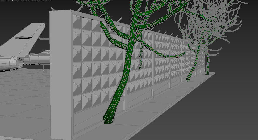 Soviet military bace Low-poly 3D model_8