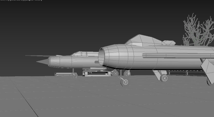 Soviet military bace Low-poly 3D model_10