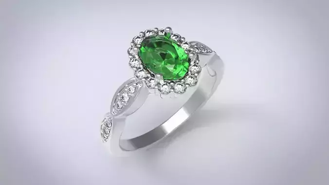  Emerald ring
