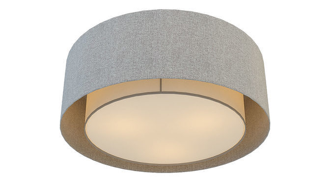 Ceiling lamp Bergamo MOD613CL-04GR 3D model