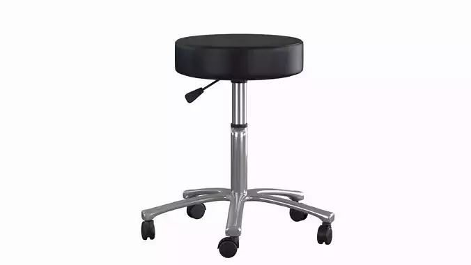 Operating Stool Low-poly 3D model
