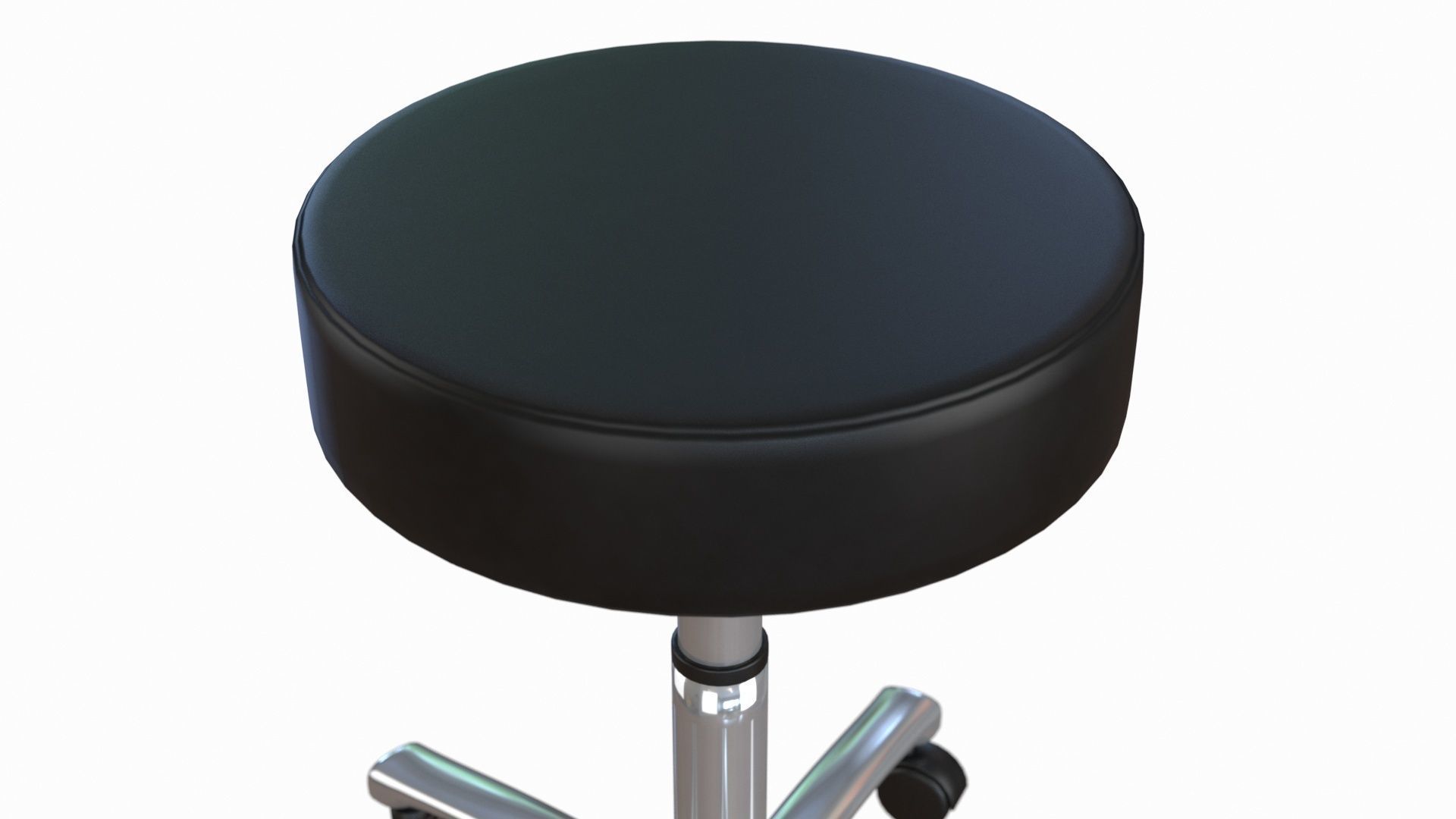 Operating Stool Low-poly 3D model_3