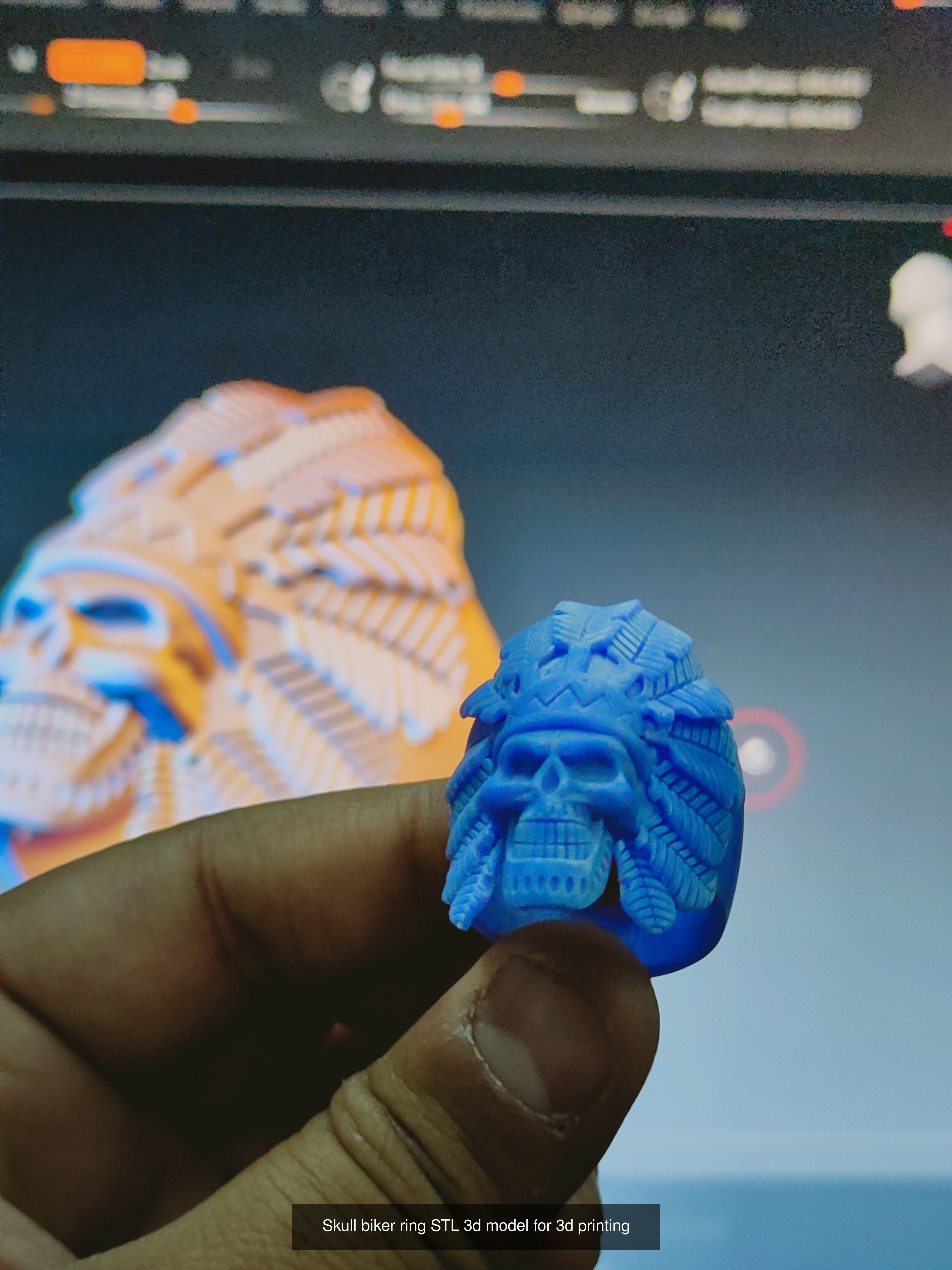 Skull Jewelry guardian eagle skulls 3d cad for 3d printing  3D Model Collection_1