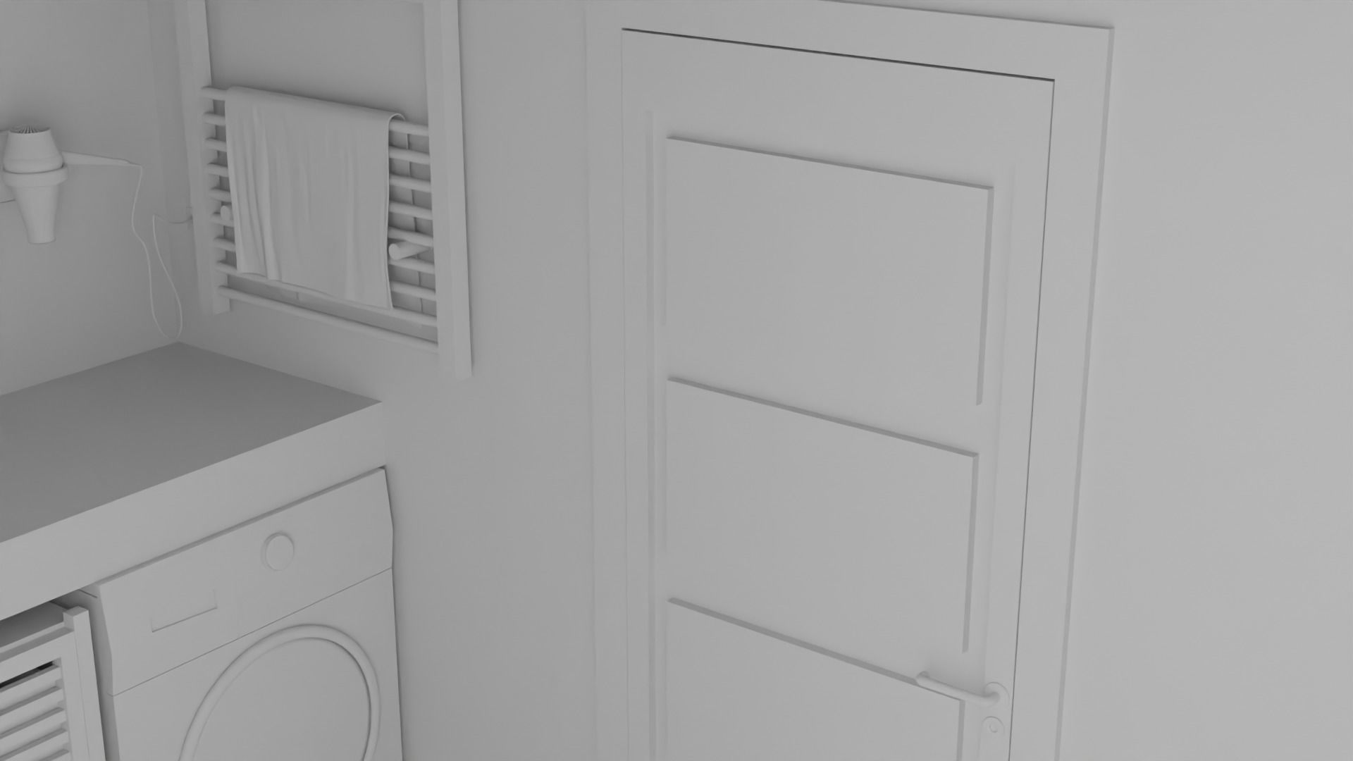 3d toilet bathroom 3D model_24