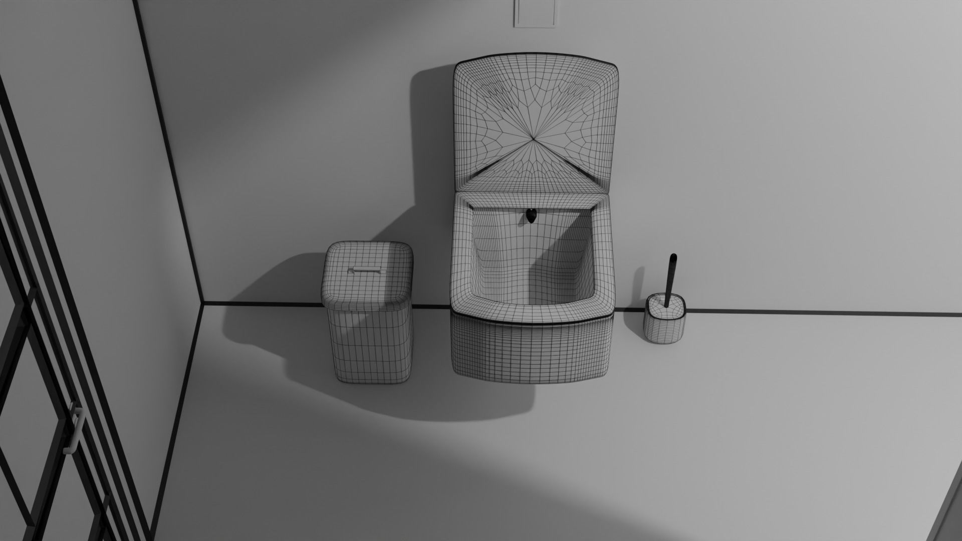 3d toilet bathroom 3D model_35