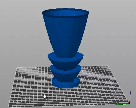 Flower vase 3D print model_0
