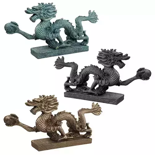 Asian Dragon sculpture