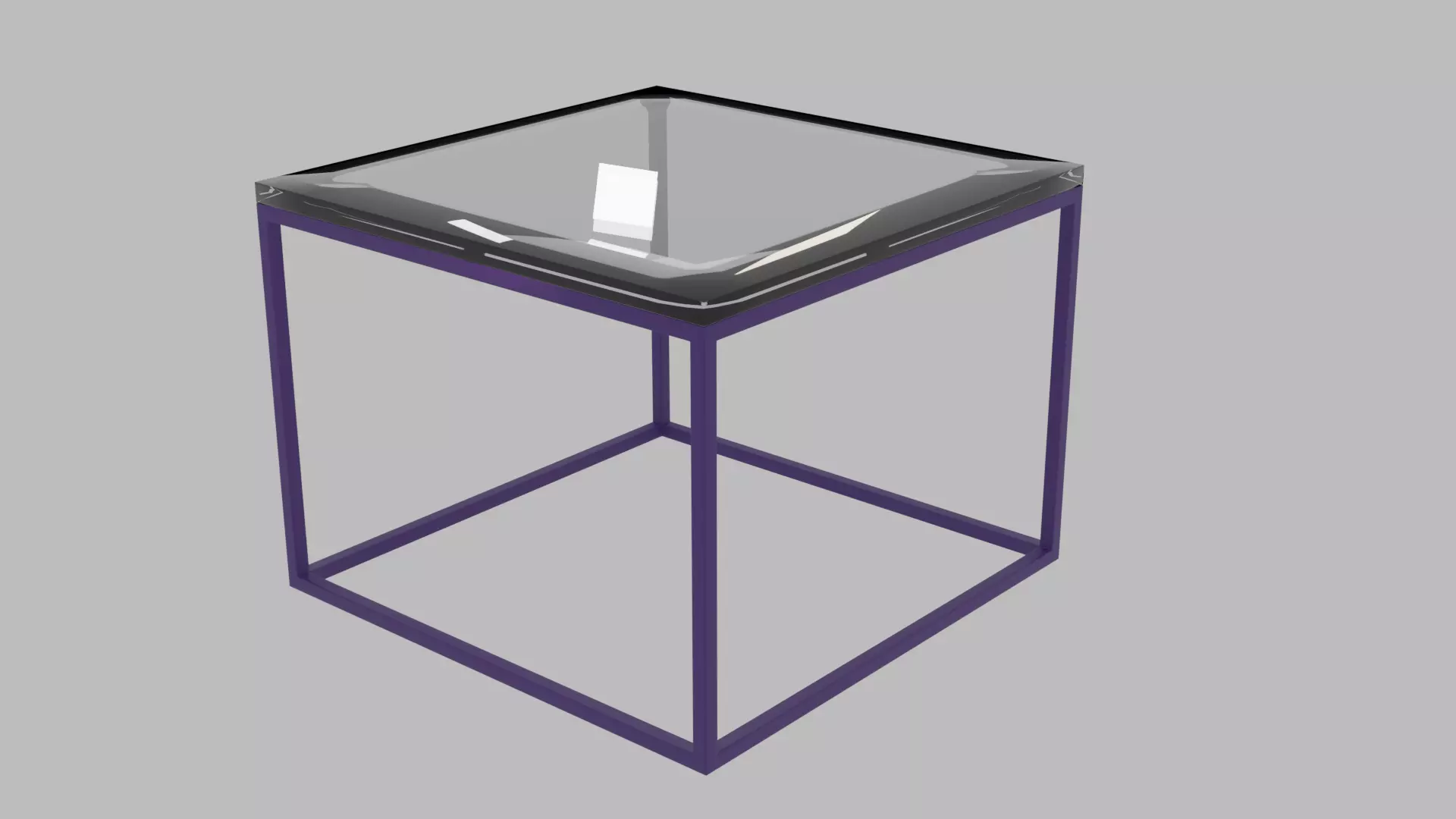 GLASS TABLE Free low-poly 3D model