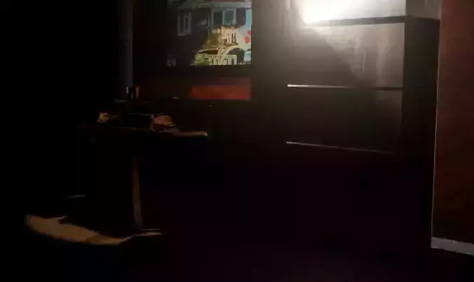 Medial Table but in Spooky room