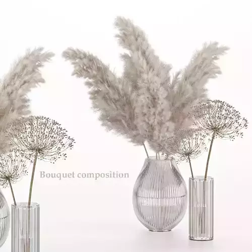 dry plant composition 3D model