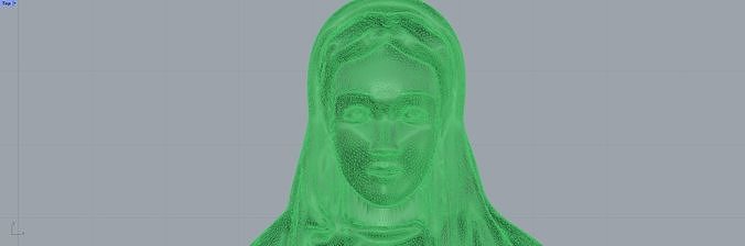 Virgin face Free 3D print model