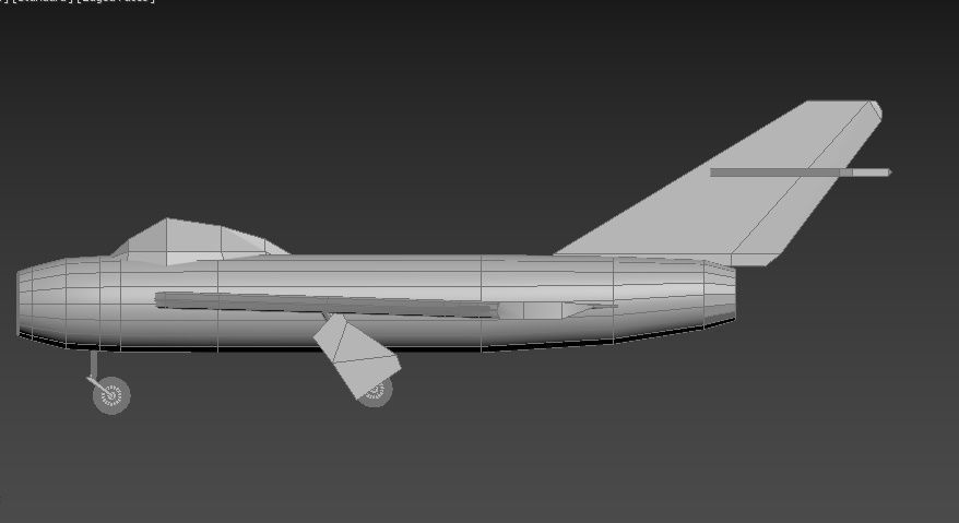 MiG 17 3D model_9