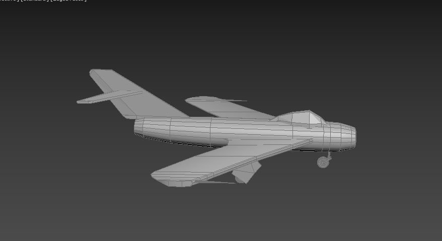 MiG 17 3D model_2